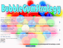 Tablet Screenshot of bubblegumstrategy.blogspot.com