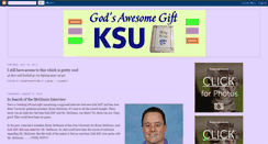 Desktop Screenshot of godsawesomegiftksu.blogspot.com