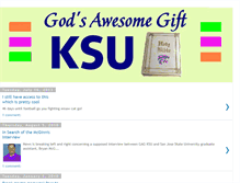 Tablet Screenshot of godsawesomegiftksu.blogspot.com