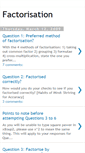Mobile Screenshot of factorise.blogspot.com