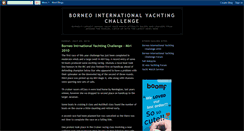 Desktop Screenshot of borneointernationalyachtingchallenge.blogspot.com