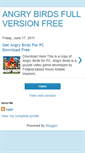 Mobile Screenshot of angrybirdsfullversionfreenow.blogspot.com