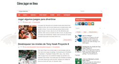 Desktop Screenshot of comojugarenlinea.blogspot.com