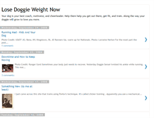 Tablet Screenshot of losedoggieweight.blogspot.com