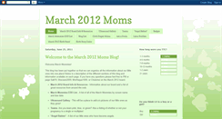 Desktop Screenshot of march2012moms.blogspot.com