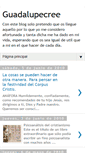Mobile Screenshot of guadalupecree.blogspot.com