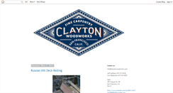 Desktop Screenshot of claytonwoodworks.blogspot.com