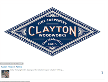 Tablet Screenshot of claytonwoodworks.blogspot.com