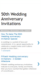 Mobile Screenshot of 50thweddinganniversaryinvitations.blogspot.com