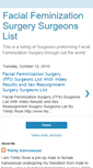 Mobile Screenshot of facialfeminizationsurgerysurgeons.blogspot.com