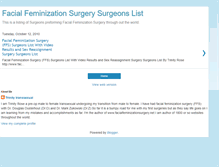 Tablet Screenshot of facialfeminizationsurgerysurgeons.blogspot.com