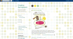 Desktop Screenshot of creativespringboard.blogspot.com