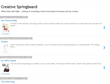 Tablet Screenshot of creativespringboard.blogspot.com