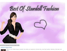 Tablet Screenshot of bestofstardollfashion.blogspot.com