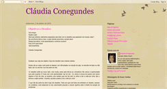 Desktop Screenshot of claudiaconegundes.blogspot.com