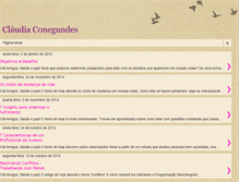 Tablet Screenshot of claudiaconegundes.blogspot.com