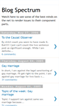 Mobile Screenshot of blogspectrum.blogspot.com