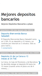 Mobile Screenshot of mejoresdepositosbancarios.blogspot.com