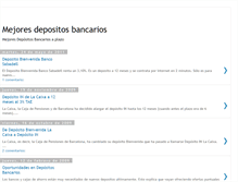 Tablet Screenshot of mejoresdepositosbancarios.blogspot.com