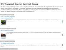 Tablet Screenshot of ifetransportsig.blogspot.com