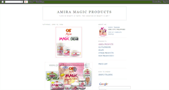 Desktop Screenshot of amiramagicproducts.blogspot.com