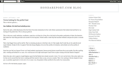 Desktop Screenshot of hondareport.blogspot.com