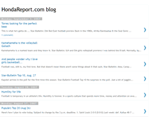 Tablet Screenshot of hondareport.blogspot.com