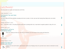 Tablet Screenshot of letsprettify.blogspot.com