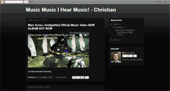 Desktop Screenshot of musicmusicihearmusic.blogspot.com