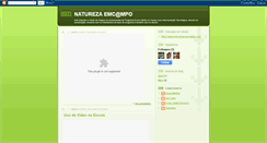 Desktop Screenshot of naturezaemcampo.blogspot.com