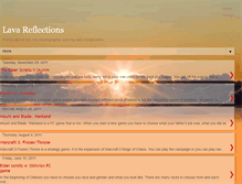 Tablet Screenshot of lavareflections.blogspot.com