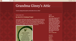 Desktop Screenshot of grandmaginnysattic.blogspot.com