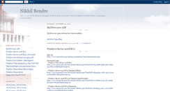 Desktop Screenshot of nikhilbendre.blogspot.com