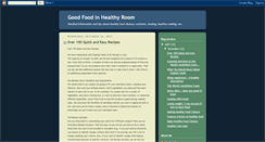 Desktop Screenshot of goodfoodroom.blogspot.com