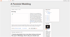 Desktop Screenshot of feministwedding.blogspot.com