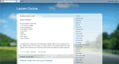 Desktop Screenshot of laurencocina.blogspot.com