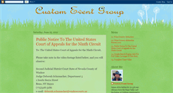 Desktop Screenshot of customeventgroup4.blogspot.com