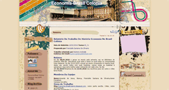 Desktop Screenshot of economia-brasilcolonia.blogspot.com