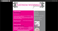 Desktop Screenshot of platinumweddingsbykerrie.blogspot.com