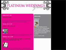 Tablet Screenshot of platinumweddingsbykerrie.blogspot.com