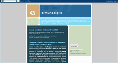 Desktop Screenshot of comunedigela.blogspot.com