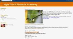 Desktop Screenshot of hightouchfinancialacademy.blogspot.com