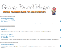 Tablet Screenshot of georgepatrickmagic.blogspot.com