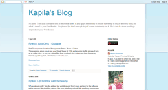 Desktop Screenshot of kapilasblog.blogspot.com