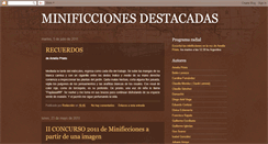 Desktop Screenshot of ganadoresminificcion.blogspot.com