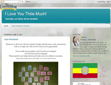 Tablet Screenshot of iloveyouthiiismuch.blogspot.com