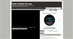 Desktop Screenshot of best-recipes-4u.blogspot.com