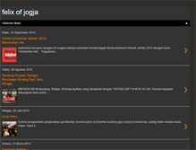 Tablet Screenshot of felixofjogja.blogspot.com