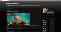 Desktop Screenshot of mattanimates.blogspot.com