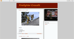 Desktop Screenshot of firefightercrossfit.blogspot.com